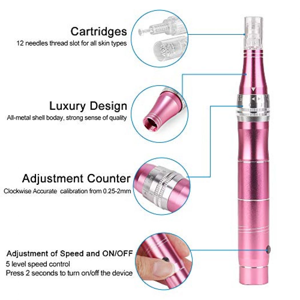 Derma Pen Auto Micro Needle Roller Anti Aging Skin Therapy Device